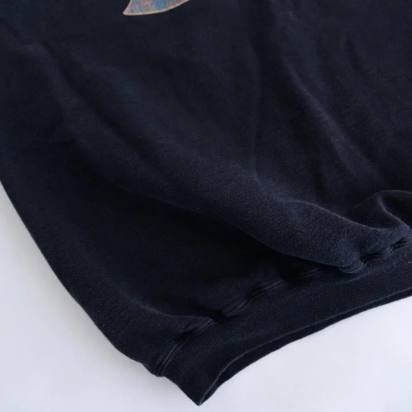 Vintage Hanes Black Ross Crewneck Sweater Size XL - Picture 7 of 11